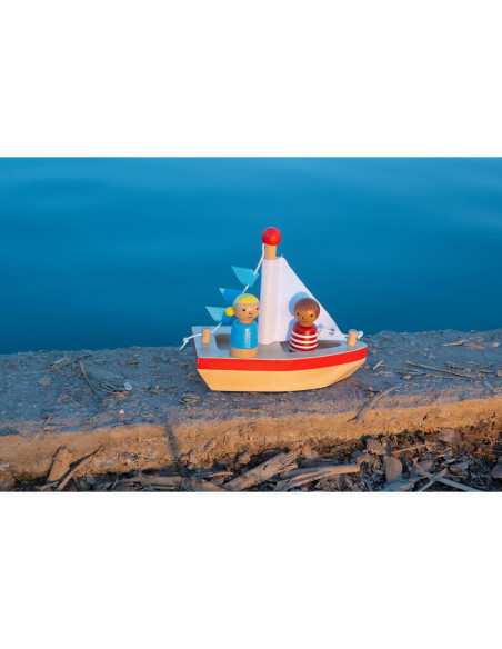 Juguete de Baño Flotante de Madera Jack Rabbit 3 Piezas Juguete de Baño Flotante de Madera Jack Rabbit 3 Piezas