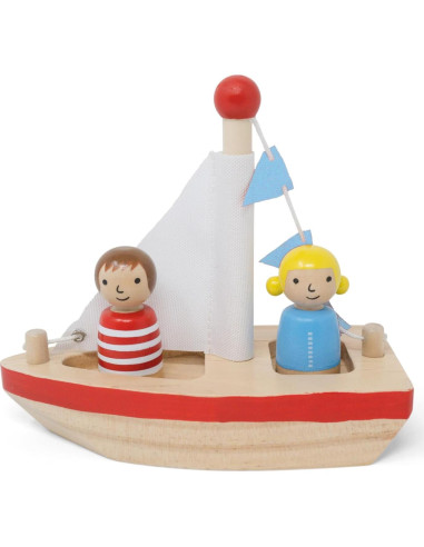 Juguete de Baño Flotante de Madera Jack Rabbit 3 Piezas