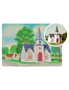 Kit Catedral 75 Aniversario Bachmann Plasticville Escala O