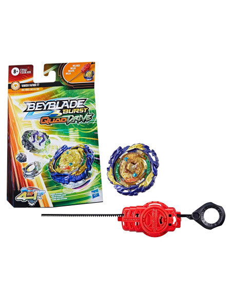 Peonza Beyblade Burst QuadDrive Vanish Fafnir F7 con Lanzador Peonza Beyblade Burst QuadDrive Vanish Fafnir F7 con Lanzador