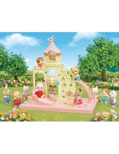 Parque Infantil Castillo de Bebé Calico Critters con Conejo