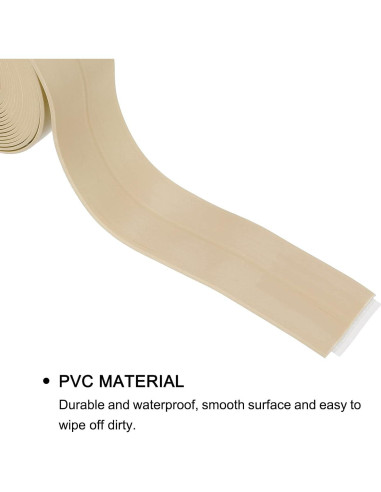Cinta de Sellado Impermeable Autoadhesiva uxcell 22mm x 3.2m Beige