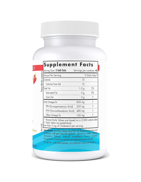 Suplemento Omega-3 DHA Nordic Naturals 90 Geles Blandos 830 mg Suplemento Omega-3 DHA Nordic Naturals 90 Geles Blandos 830 mg