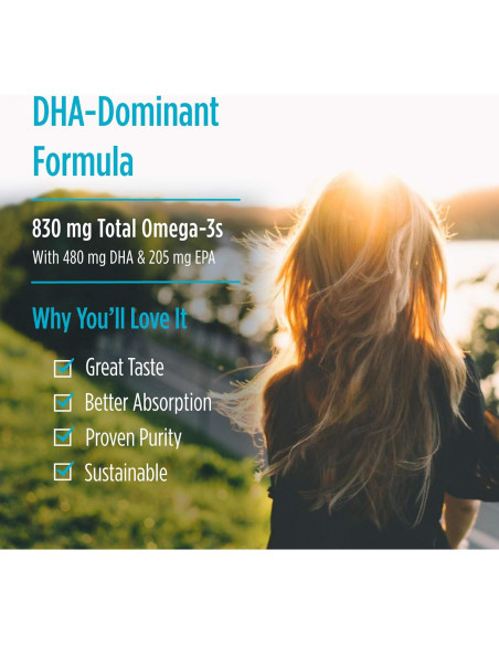 Suplemento Omega-3 DHA Nordic Naturals 90 Geles Blandos 830 mg Suplemento Omega-3 DHA Nordic Naturals 90 Geles Blandos 830 mg