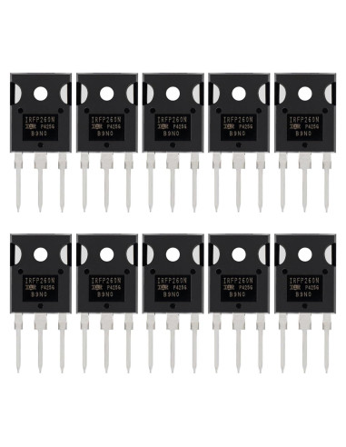 10 Transistores MOSFET IRFP260N N-Canal 50A 200V TO-247AC