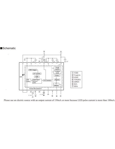 Módulo Sensor de Distancia Infrarrojo HiLetgo GP2Y0E03 4-50cm