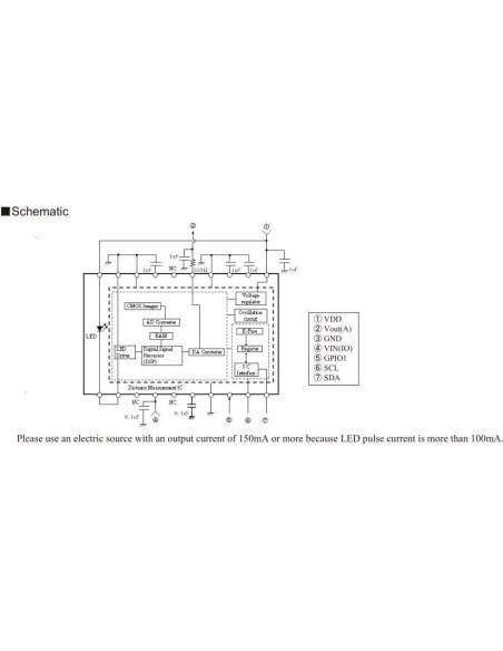 Módulo Sensor de Distancia Infrarrojo HiLetgo GP2Y0E03 4-50cm Módulo Sensor de Distancia Infrarrojo HiLetgo GP2Y0E03 4-50cm