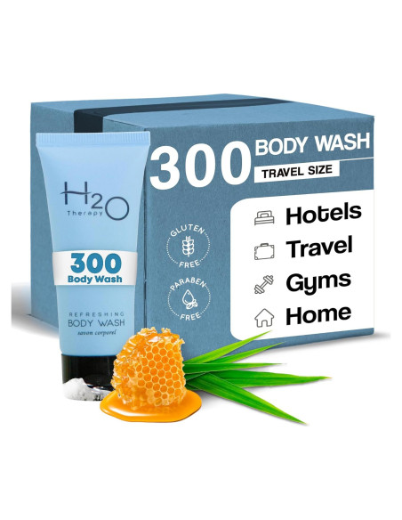 Jabón de Baño H2O Therapy 300 Piezas 24g Tamaño Viaje Jabón de Baño H2O Therapy 300 Piezas 24g Tamaño Viaje