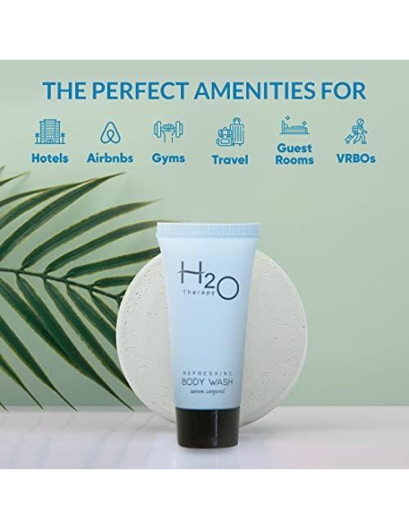 Jabón de Baño H2O Therapy 300 Piezas 24g Tamaño Viaje Jabón de Baño H2O Therapy 300 Piezas 24g Tamaño Viaje