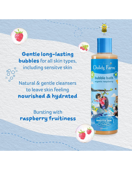 Baño de Burbujas para Niños Childs Farm 250ml Frambuesa Orgánica Baño de Burbujas para Niños Childs Farm 250ml Frambuesa Orgánica