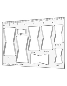 Plantilla Router 8 en 1 Hecfu para Carpintería y Decoración
