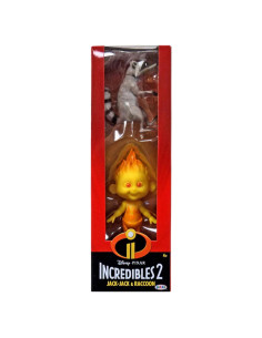 Figuras de acción Jack-Jack y mapache Los Increíbles 2 27 cm