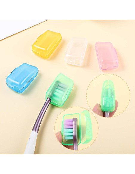 10 Cubiertas de Cepillo de Dientes Viaje Xinjoduz a Prueba de Polvo 10 Cubiertas de Cepillo de Dientes Viaje Xinjoduz a Prueba de Polvo