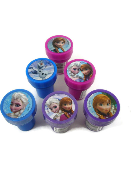 Sellos de Tinta Automática Disney Frozen - 24 Piezas en Caja Sellos de Tinta Automática Disney Frozen - 24 Piezas en Caja