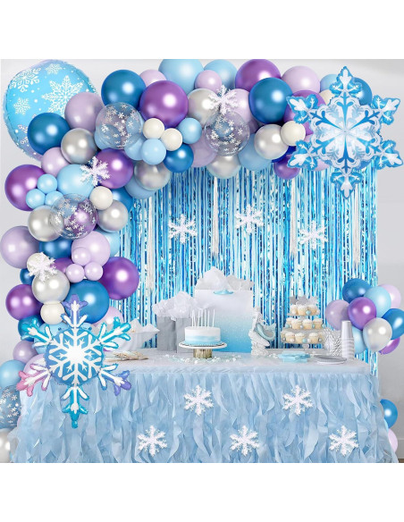 Kit de Arco de Globos Congelados 167 Piezas Ouddy Life Kit de Arco de Globos Congelados 167 Piezas Ouddy Life