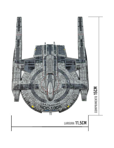 Réplica de Nave Star Trek Discovery Eaglemoss 25.4 cm