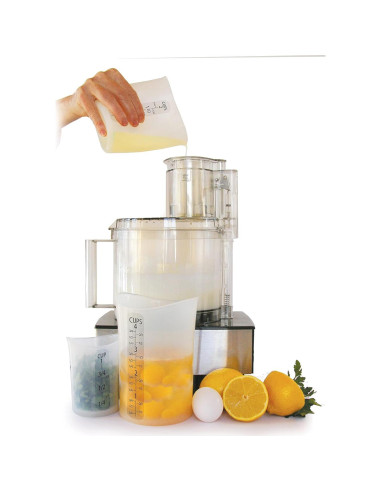 Taza Medidora Flexible iSi de Silicona Transparente 1 Taza