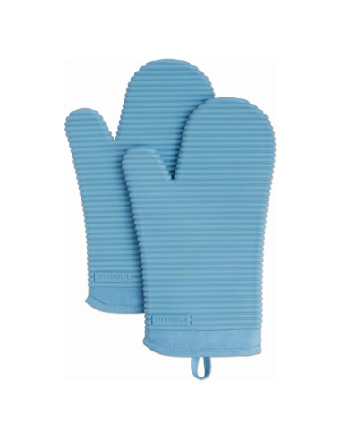 Juego de Manoplas de Horno KitchenAid Silicona 2 Piezas 18x33cm
