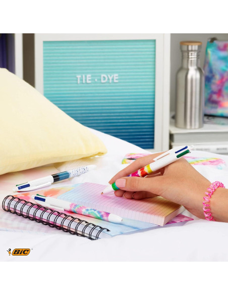 Conjunto de Escritorio BIC Tie Dye 5 Piezas Bolígrafos y Correctores Conjunto de Escritorio BIC Tie Dye 5 Piezas Bolígrafos y Correctores