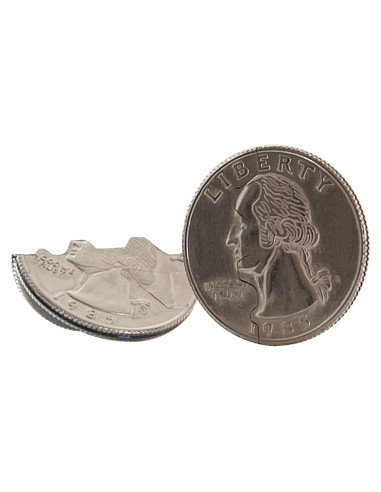 Moneda Plegable y Mordida Canailles - Truco Mágico 15g