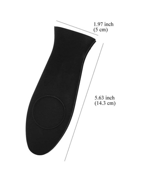 Paquete de 2 fundas de silicona Traderplus para sartenes Paquete de 2 fundas de silicona Traderplus para sartenes