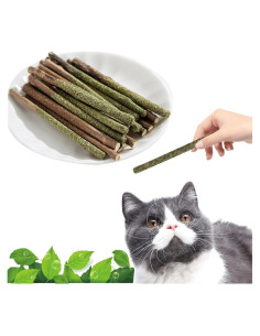 Palitos Masticables para Gatos Maiguangta 12 Piezas 100% Naturales