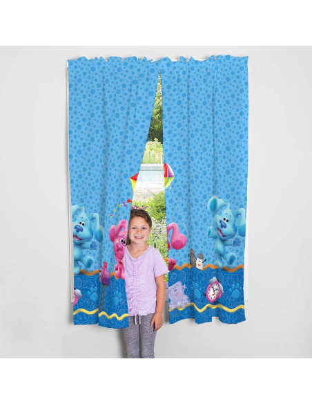 Cortinas de ventana Franco Kids 2 paneles 41x63 cm Blues Clues Cortinas de ventana Franco Kids 2 paneles 41x63 cm Blues Clues