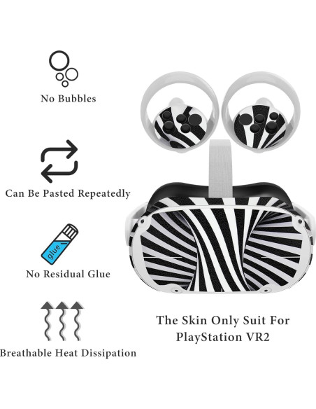 Funda Protectora Geekria para Auriculares VR Quest 2 - 6 Pegatinas Funda Protectora Geekria para Auriculares VR Quest 2 - 6 Pegatinas