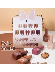 Set de Esmalte de Uñas en Gel JR 9 Colores 15ml Larga Duración 2