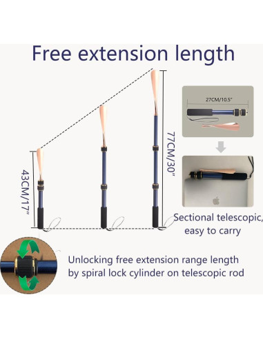 Cuerno de Zapato Telescópico VARCOH Ajustable 43-76 cm