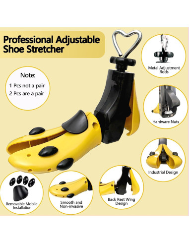 Estirador de Zapatos Ajustable YUYJME para Hombres y Mujeres