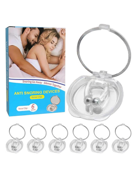Dispositivos Anti-Ronquidos 6 Pcs Silicona Magnética JianXingStore Dispositivos Anti-Ronquidos 6 Pcs Silicona Magnética JianXingStore