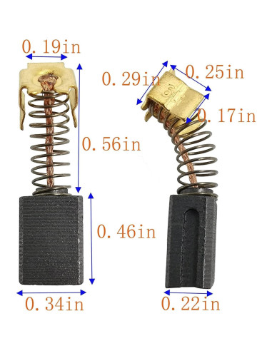 Juego de Cepillos de Carbón CB407 para Herramientas Eléctricas Makita - 4 Pares