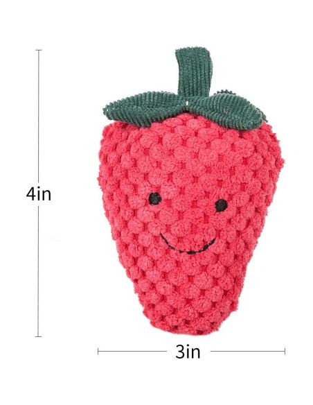 Sonajero Suave de Fruta Cordero Albaricoque 10 cm para Bebés Sonajero Suave de Fruta Cordero Albaricoque 10 cm para Bebés