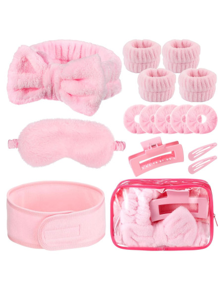 Conjunto de 16 Piezas de Diademas Wavyknot para Cuidado Facial Conjunto de 16 Piezas de Diademas Wavyknot para Cuidado Facial
