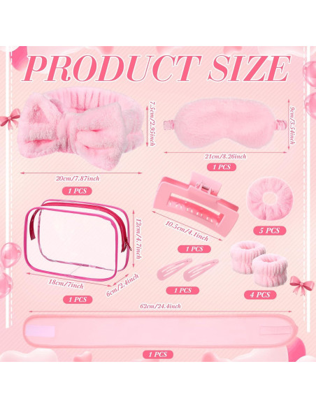 Conjunto de 16 Piezas de Diademas Wavyknot para Cuidado Facial Conjunto de 16 Piezas de Diademas Wavyknot para Cuidado Facial