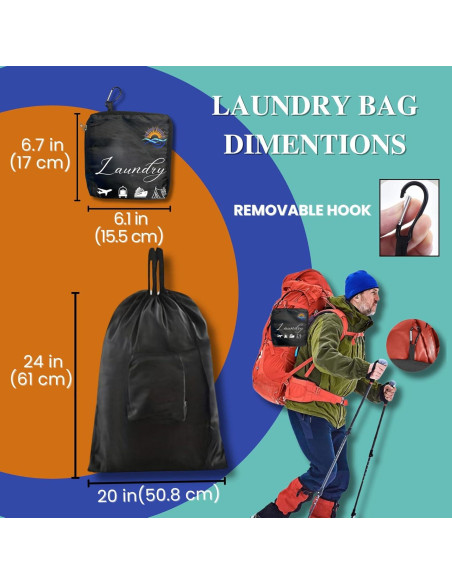 Kit de Lavandería de Viaje Journey Breeze - Hojas, Bolsa y Cuerda Kit de Lavandería de Viaje Journey Breeze - Hojas, Bolsa y Cuerda