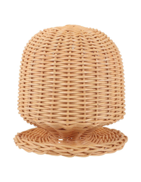 Soporte de Exhibición de Sombreros Ratan Sewroro 17x16.5cm Soporte de Exhibición de Sombreros Ratan Sewroro 17x16.5cm
