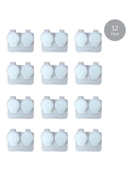 Estuches para Lentes de Contacto Transparentes - 12 Unidades Estuches para Lentes de Contacto Transparentes - 12 Unidades