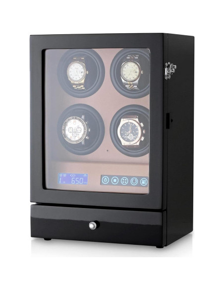 Enrollador de Reloj Automático Leader S204 con Luz LED y Control Táctil Enrollador de Reloj Automático Leader S204 con Luz LED y Control Táctil