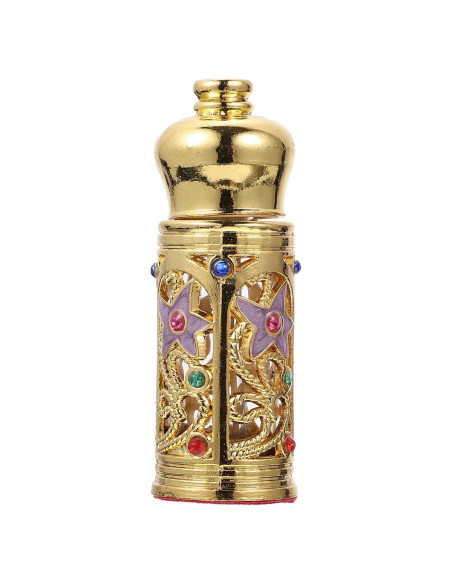 Botella de Perfume Rellenable Beavorty Vintage Dorada 24g Botella de Perfume Rellenable Beavorty Vintage Dorada 24g