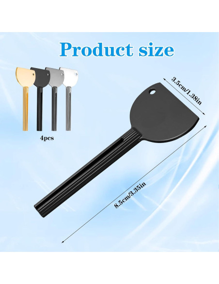 Exprimidor de Tubo de Pasta de Dientes JIYIN 4 Pcs Acero Inoxidable Exprimidor de Tubo de Pasta de Dientes JIYIN 4 Pcs Acero Inoxidable
