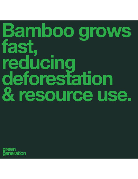 Papel Higiénico de Bambú Green Generation 12 Rollos 300 Hojas Papel Higiénico de Bambú Green Generation 12 Rollos 300 Hojas