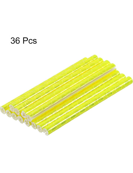 Cubiertas Reflectantes para Radios de Bicicleta HARFINGTON 36pcs Amarillo Cubiertas Reflectantes para Radios de Bicicleta HARFINGTON 36pcs Amarillo