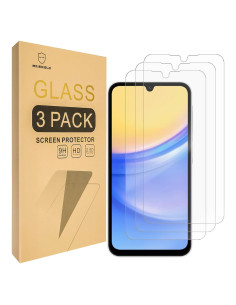 Protector de Pantalla Mr.Shield para Samsung Galaxy A15 5G - 3 PCS Vidrio Templado 9H
