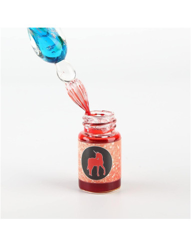 Juego de Caligrafía Mancola con 12 Tintas de Colores 7ml