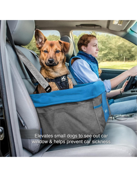 Asiento Elevador para Perros Kurgo - Hasta 13.6 kg - Gris Heather Asiento Elevador para Perros Kurgo - Hasta 13.6 kg - Gris Heather