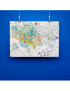 Póster para Colorear Gigante Omy Washington DC 101.6 x 71.1 cm 2