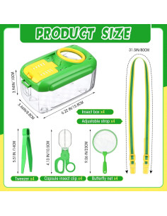 Kit de Captura de Insectos para Niños Halloscume - 4 Sets 2