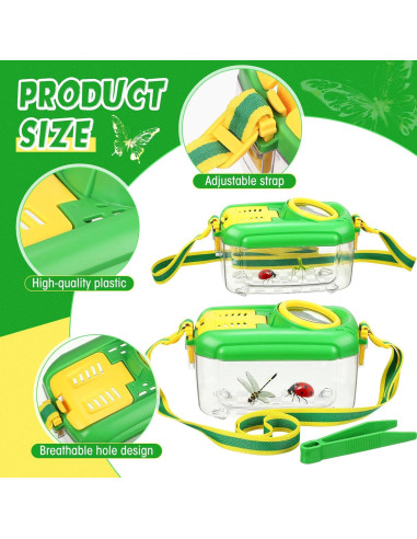 Kit de Captura de Insectos para Niños Halloscume - 4 Sets